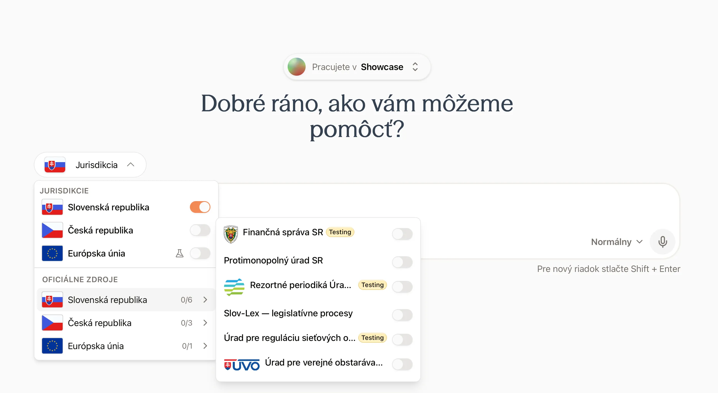 Výber oficiálnych zdrojov