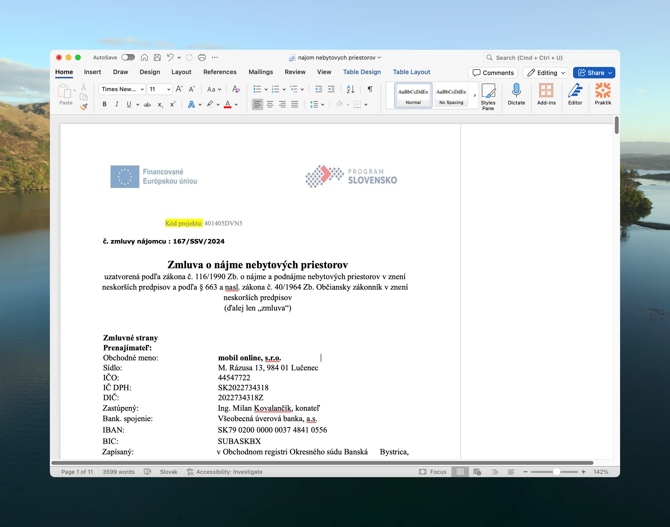Spustenie Microsoft Word