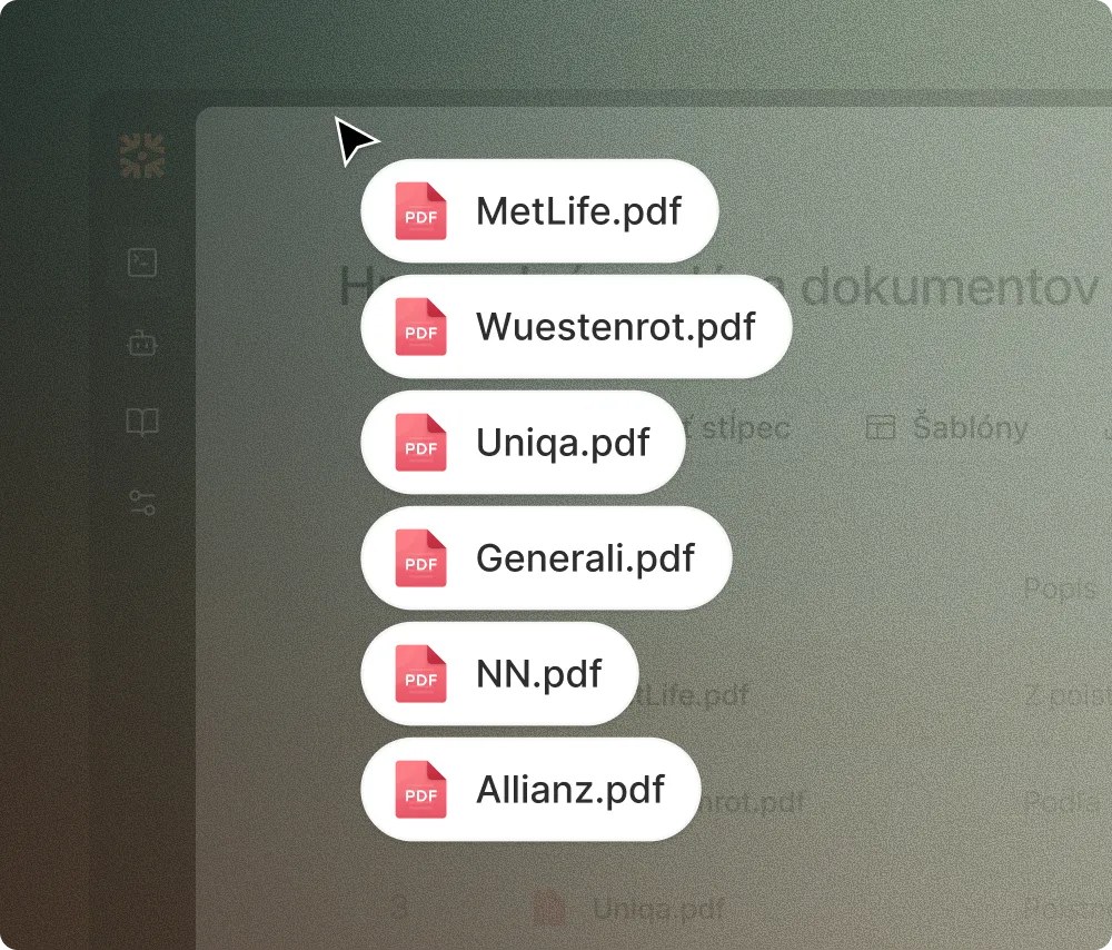 Upload a set of documents