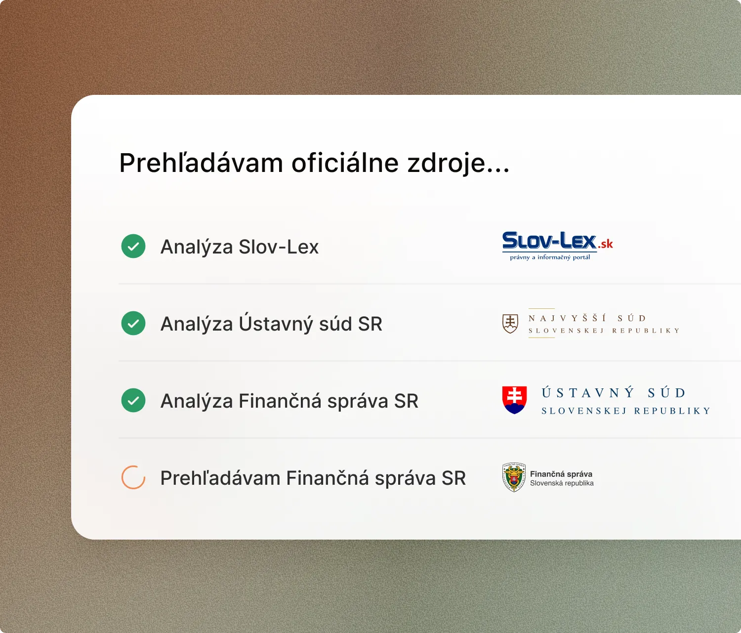 Praktik prehľadá oficiálne zdroje