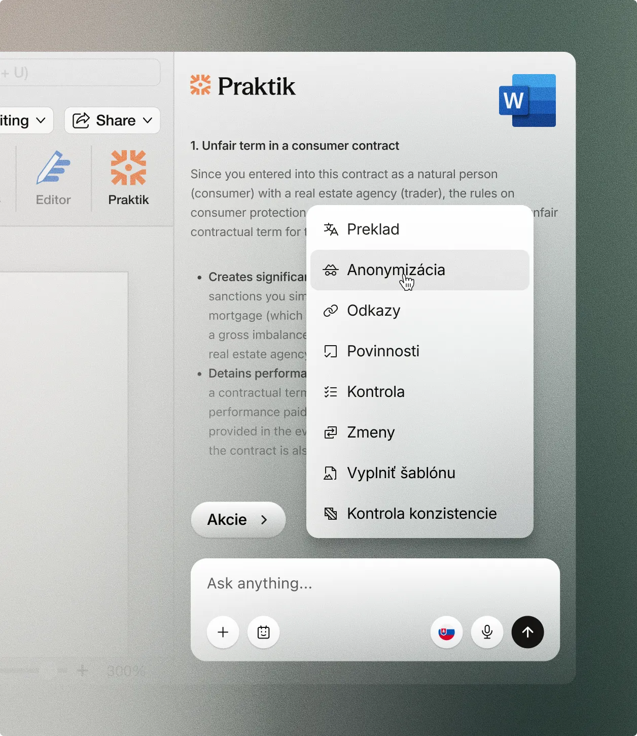 Doplnok pre Microsoft Word