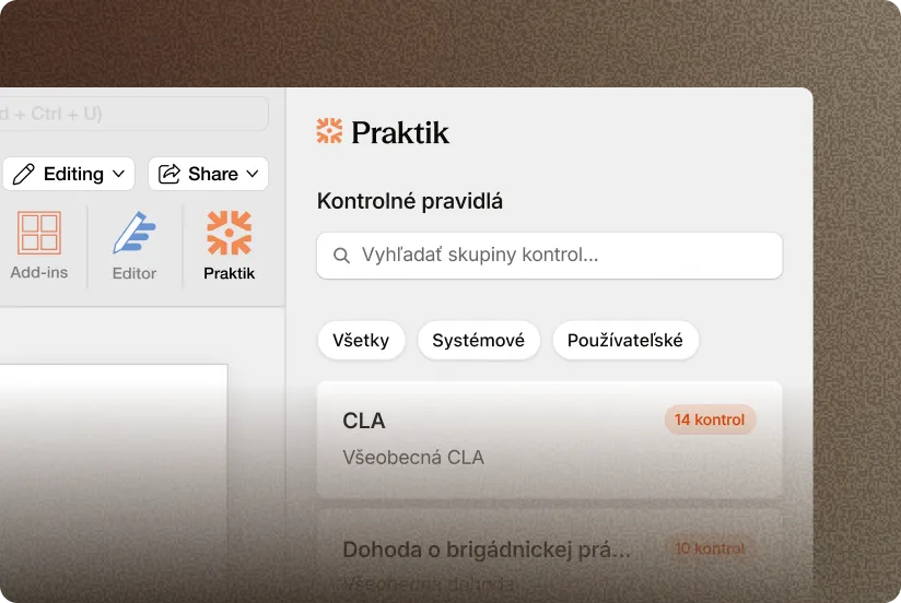 Praktik je k dispozícii priamo vo Worde